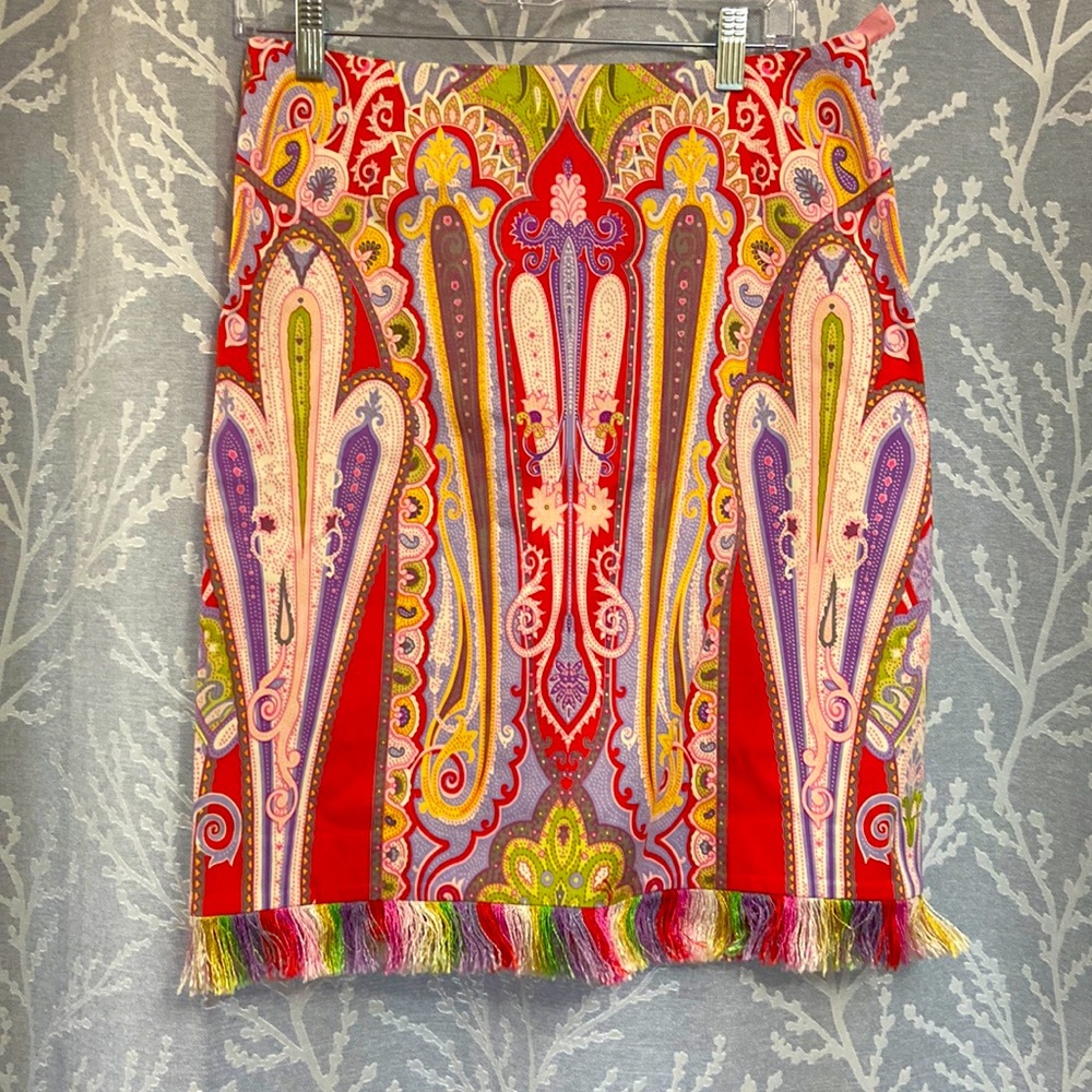 Etcetera Multi Color Skirt size 10